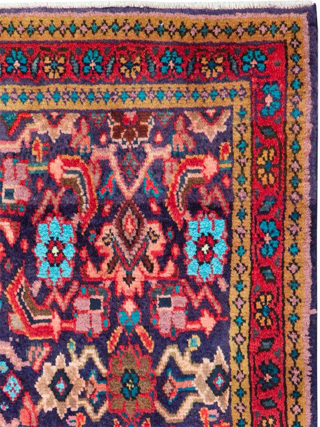Vintage Persian Hamadan Rug, No.26135 - Gsblank