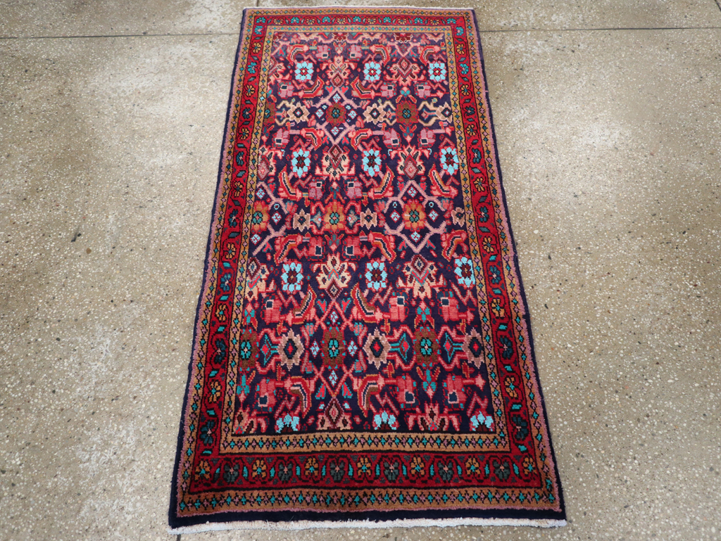 Vintage Persian Hamadan Rug, No.26135 - Gsblank