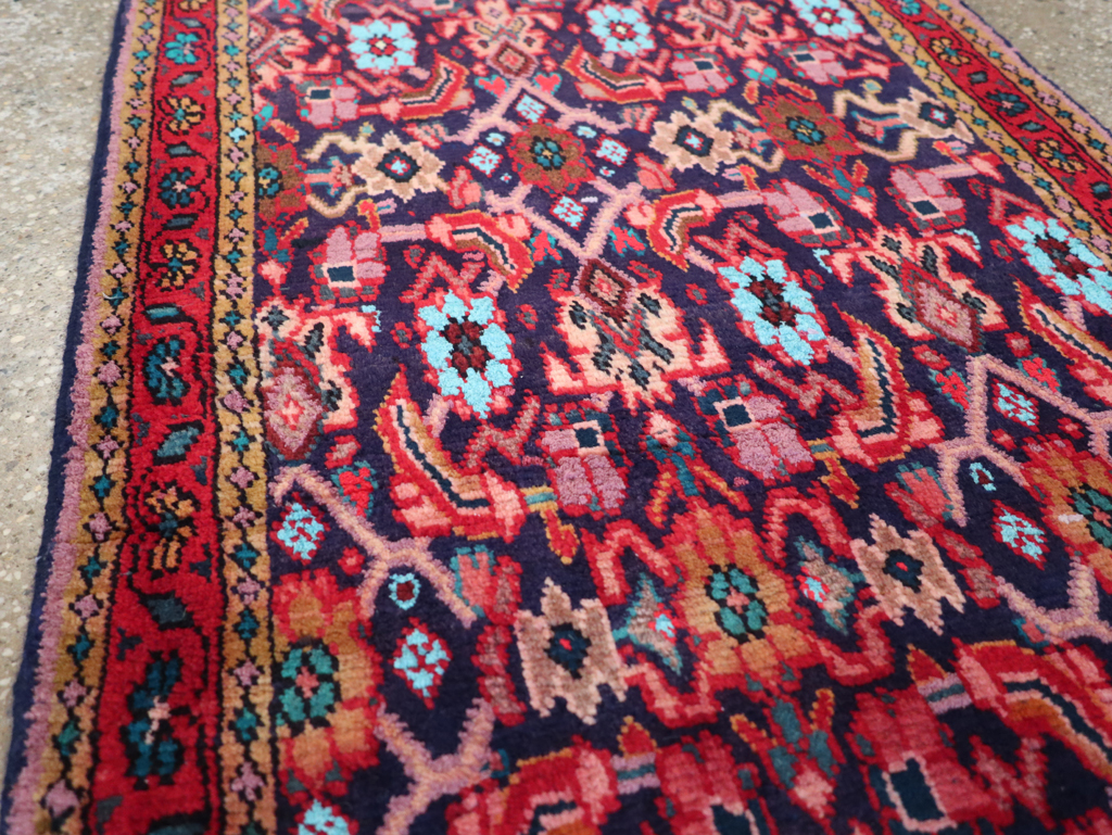 Vintage Persian Hamadan Rug, No.26135 - Gsblank