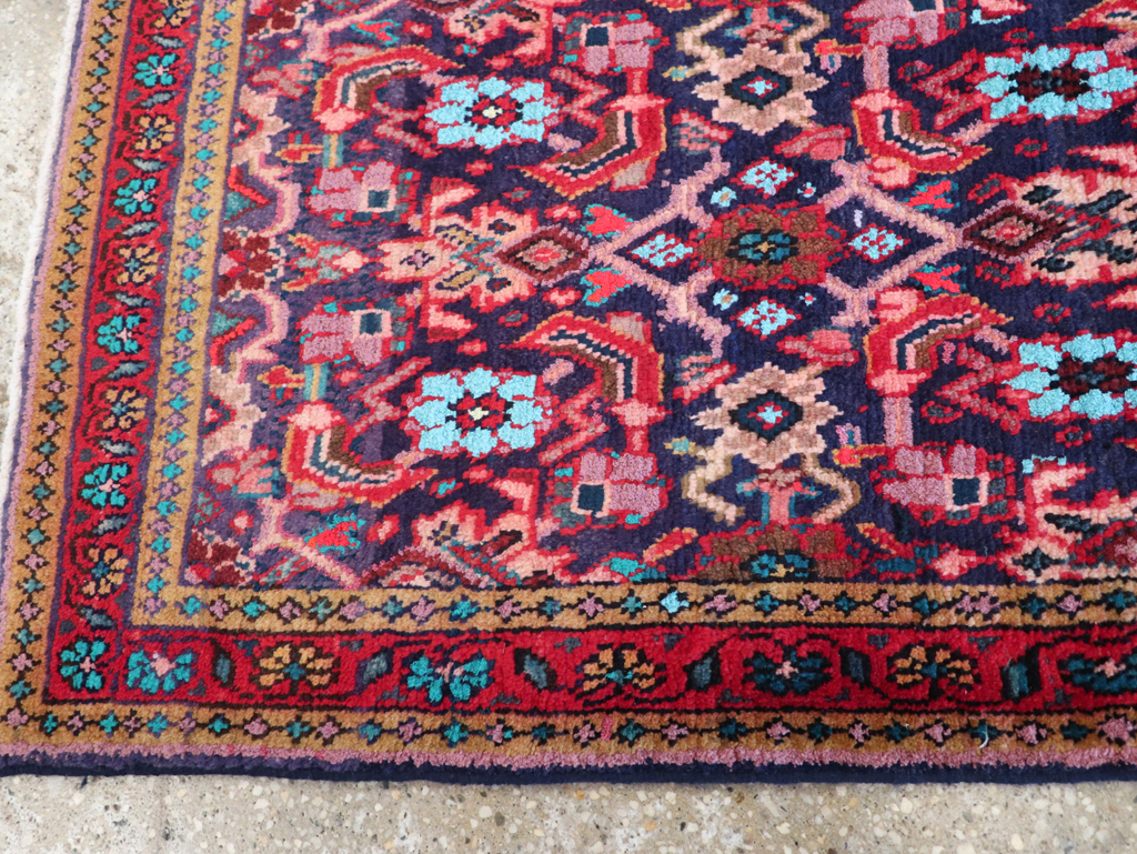 Vintage Persian Hamadan Rug, No.26135 - Gsblank