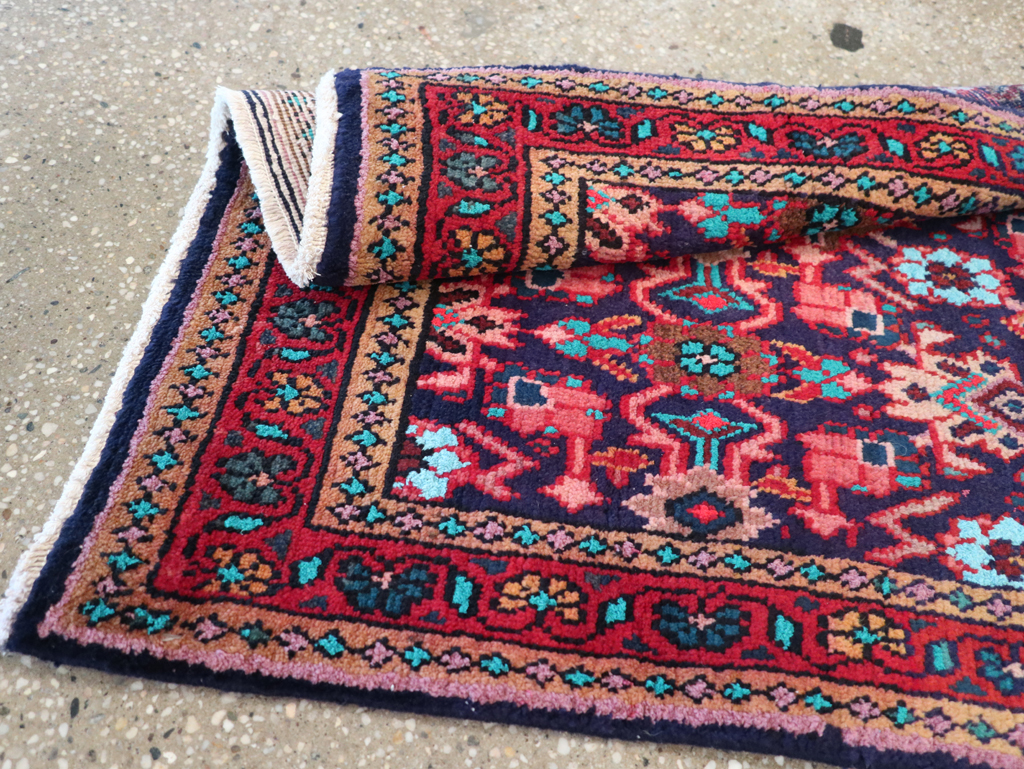 Vintage Persian Hamadan Rug, No.26135 - Gsblank