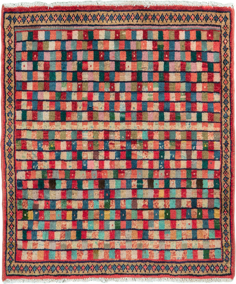 Vintage Persian Mahal Rug, No.26136 - Gsblank