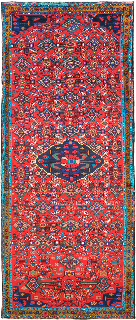Vintage Persian Hamadan Rug, No.26142 - Gsblank