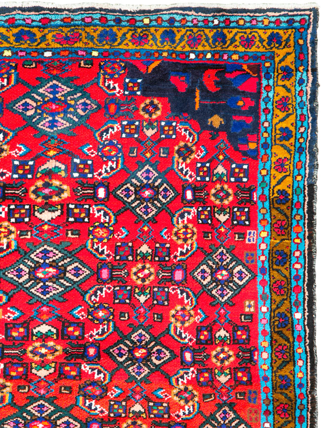 Vintage Persian Hamadan Rug, No.26142 - Gsblank