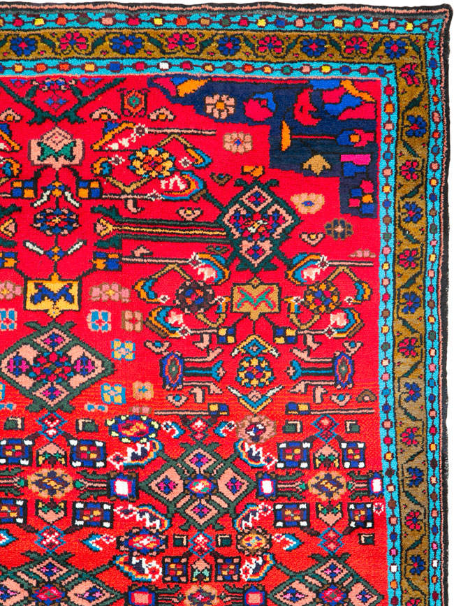 Vintage Persian Hamadan Rug, No.26142 - Gsblank