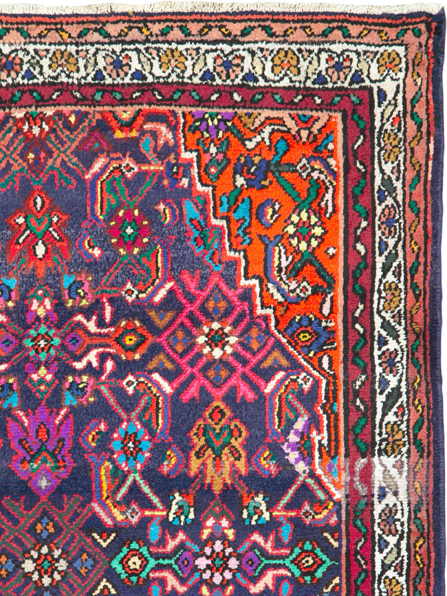 Vintage Persian Hamadan Rug, No.26144 - Gsblank