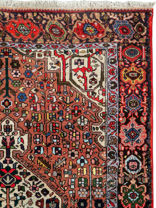 Vintage Persian Hamadan Rug, No.26149 - Gsblank