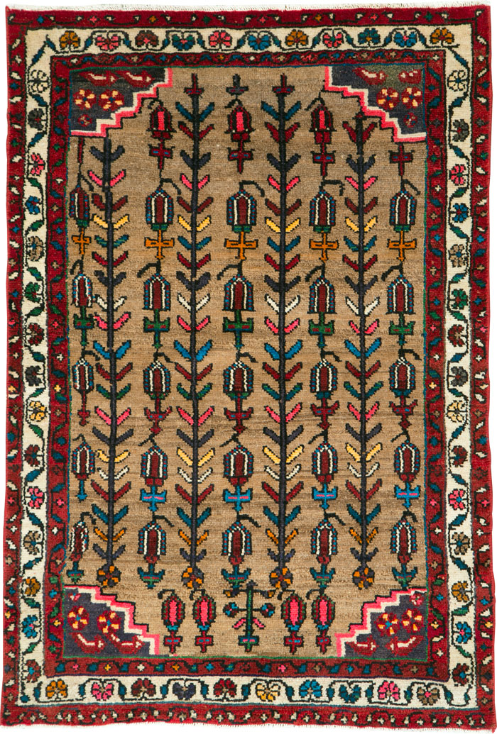 Vintage Persian Hamadan Rug, No.26150 - Gsblank