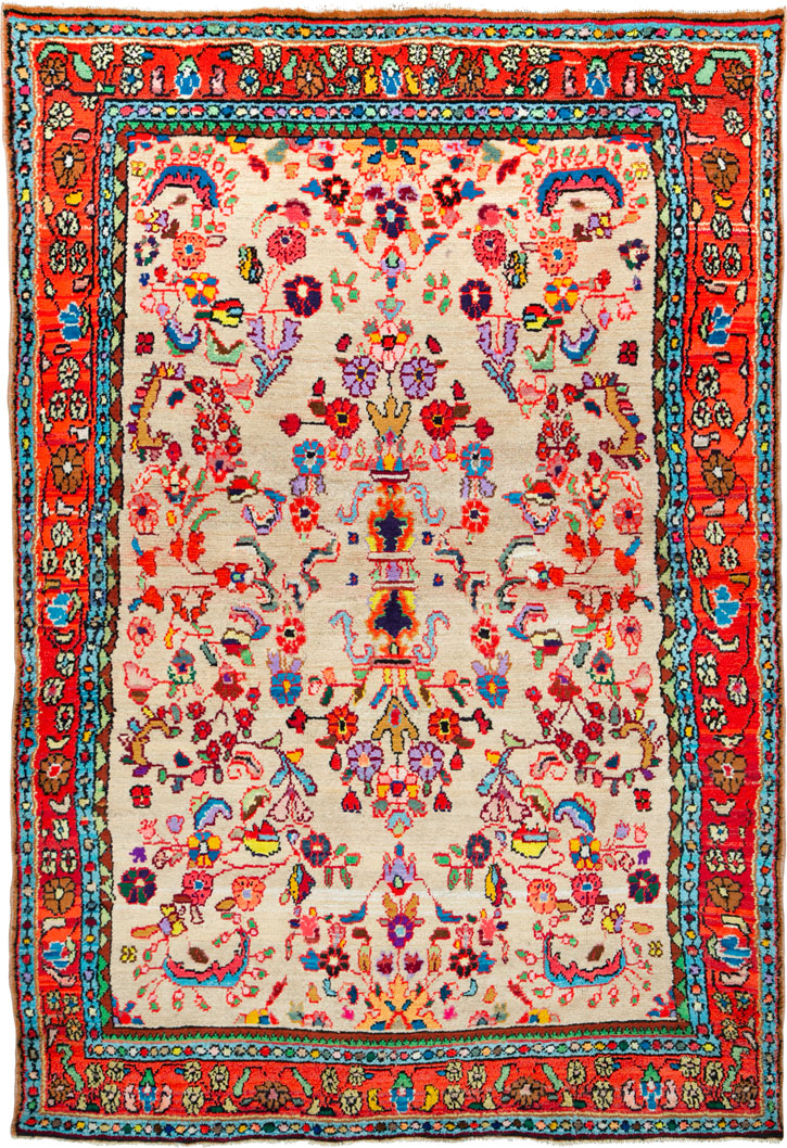 Vintage Persian Hamadan Rug, No.26151 - Gsblank