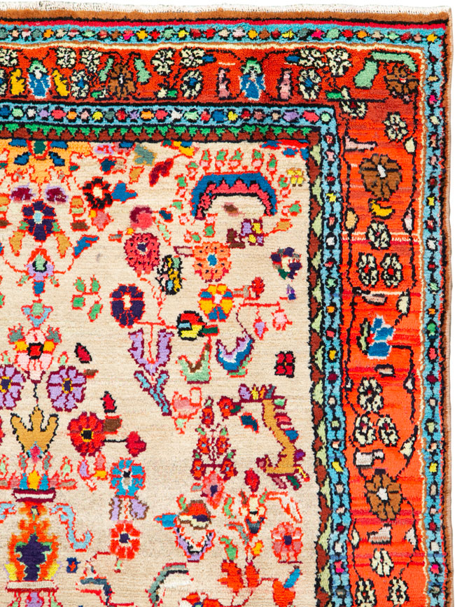 Vintage Persian Hamadan Rug, No.26151 - Gsblank