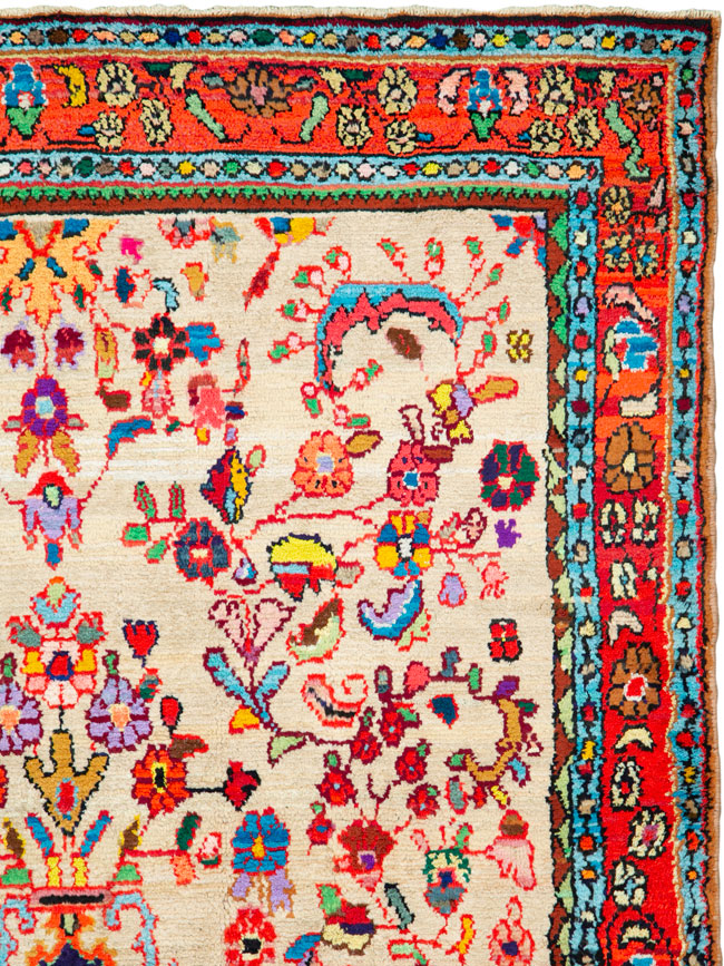 Vintage Persian Hamadan Rug, No.26151 - Gsblank