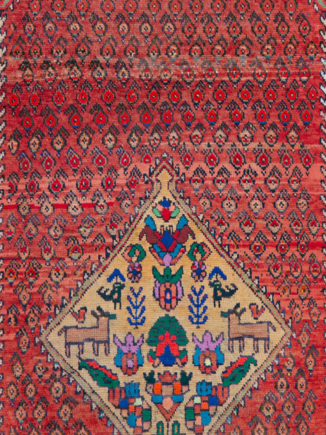 Vintage Persian Malayer Rug, No.26158 - Gsblank