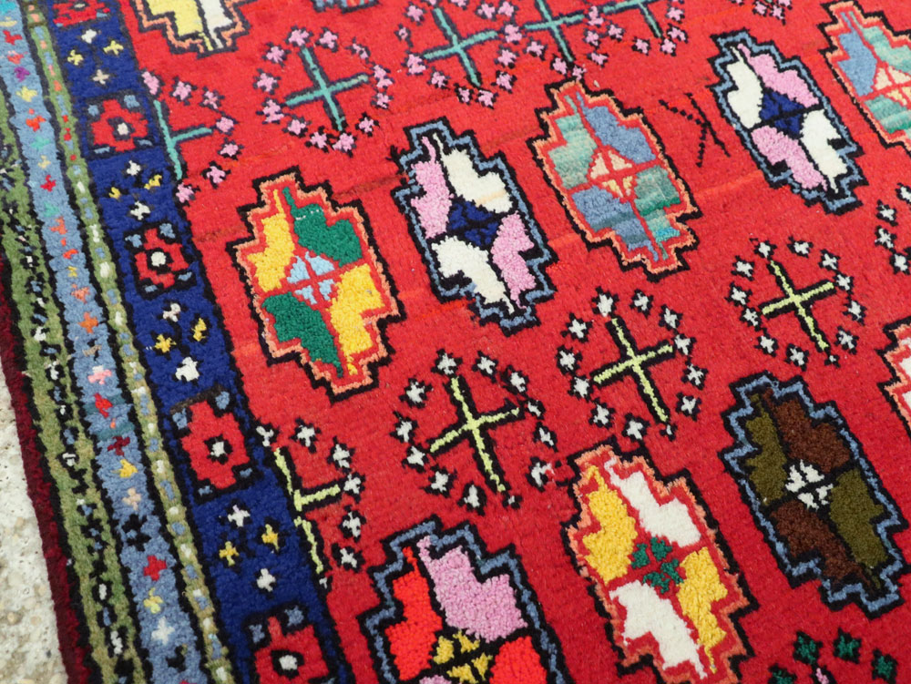 Vintage Persian Hamadan Rug, No.26162 - Gsblank