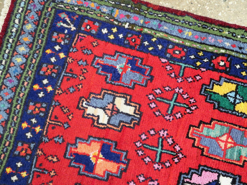 Vintage Persian Hamadan Rug, No.26162 - Gsblank