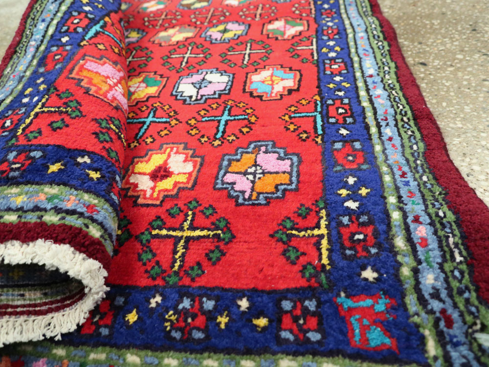 Vintage Persian Hamadan Rug, No.26162 - Gsblank