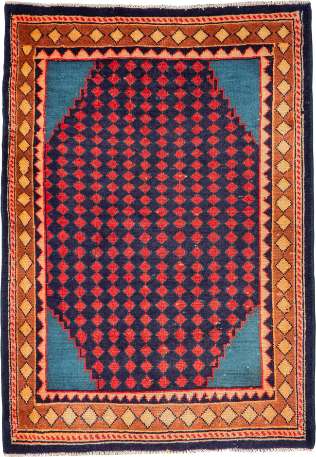 Vintage Persian Mahal Rug, No.26163 - Gsblank