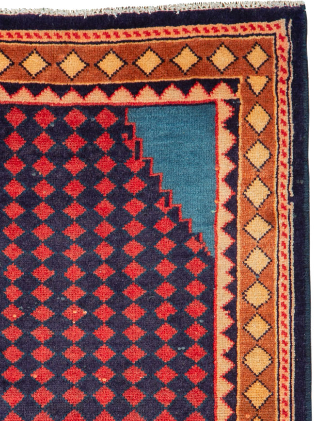 Vintage Persian Mahal Rug, No.26163 - Gsblank