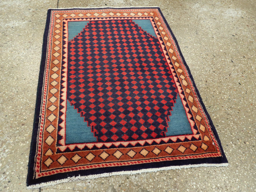 Vintage Persian Mahal Rug, No.26163 - Gsblank