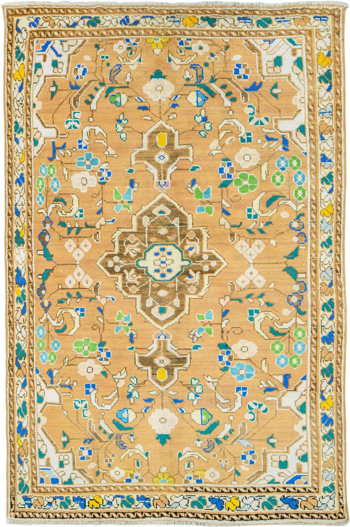 Vintage Persian Mahal Rug, No.26168 - Gsblank
