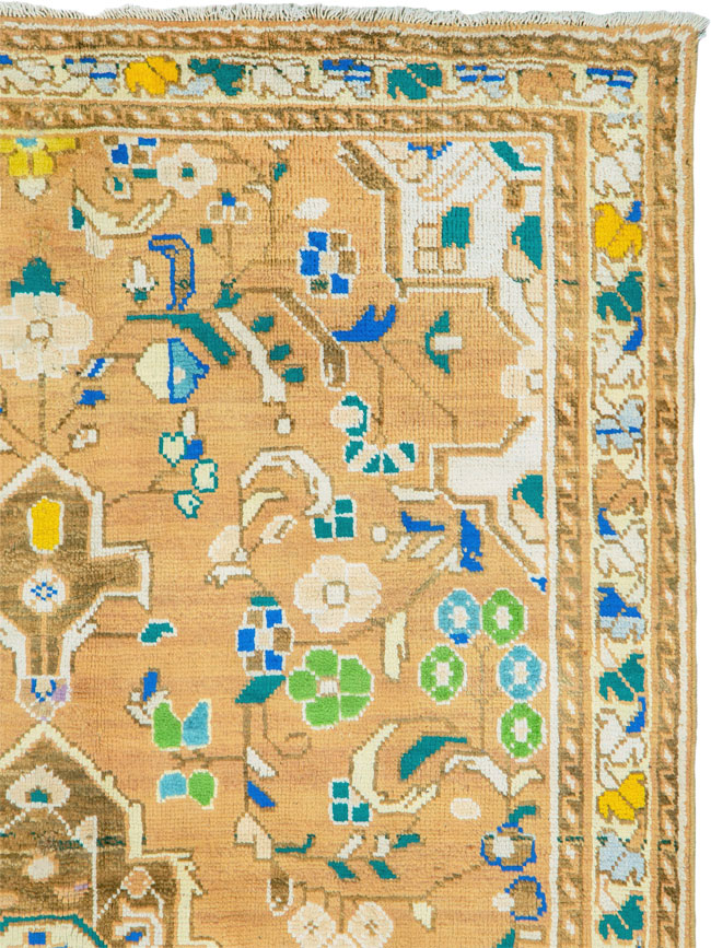 Vintage Persian Mahal Rug, No.26168 - Gsblank