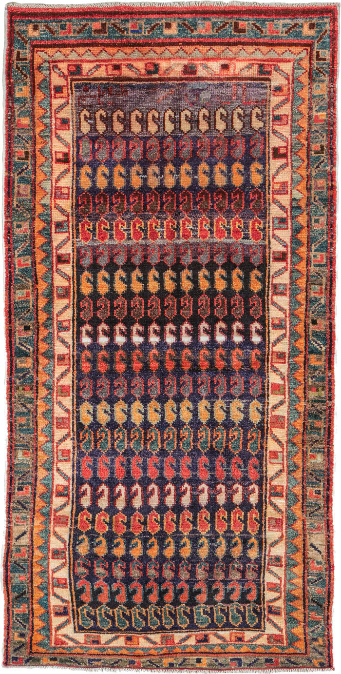 Vintage Persian Hamadan Rug, No.26172 - Gsblank