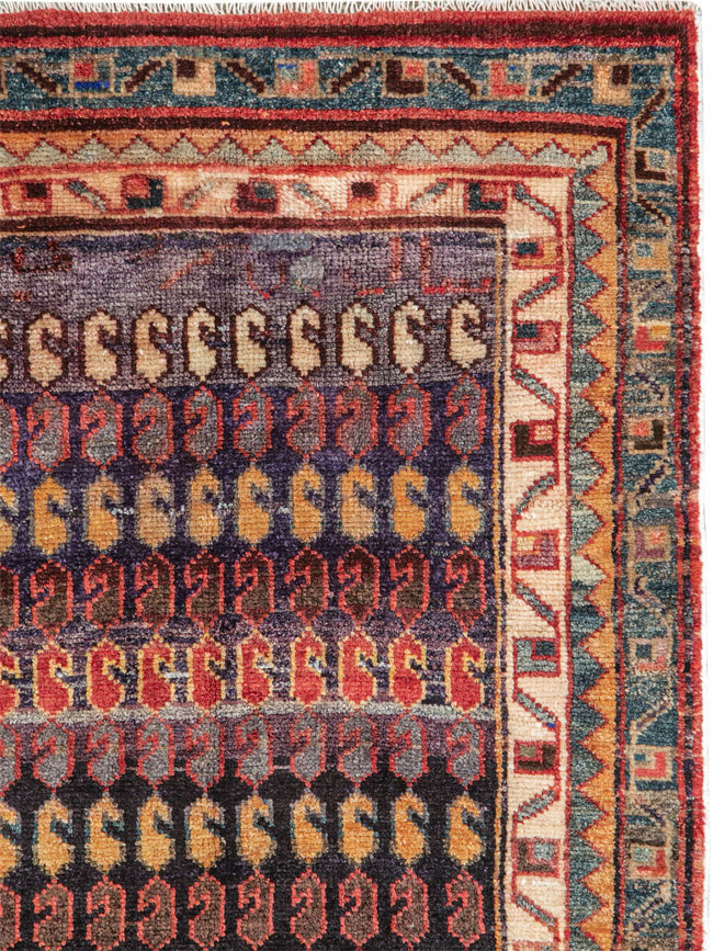 Vintage Persian Hamadan Rug, No.26172 - Gsblank