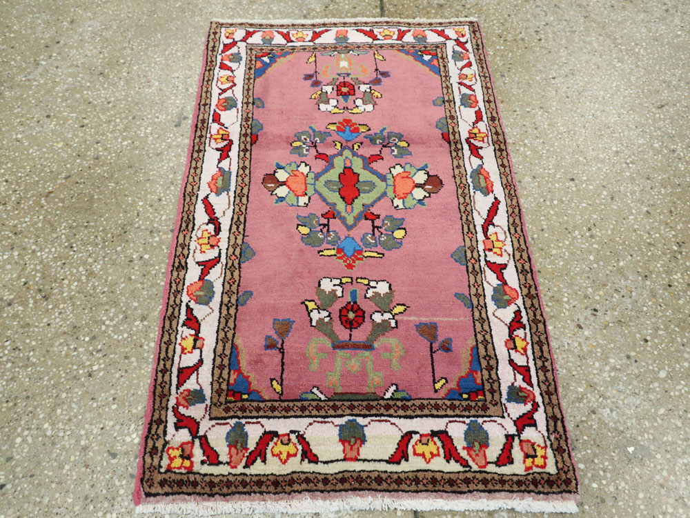Vintage Persian Hamadan Rug, No.26173 - Gsblank