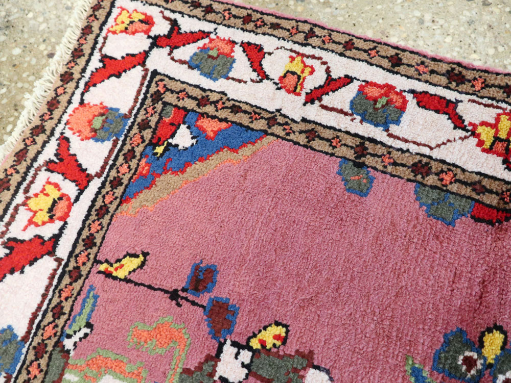 Vintage Persian Hamadan Rug, No.26173 - Gsblank