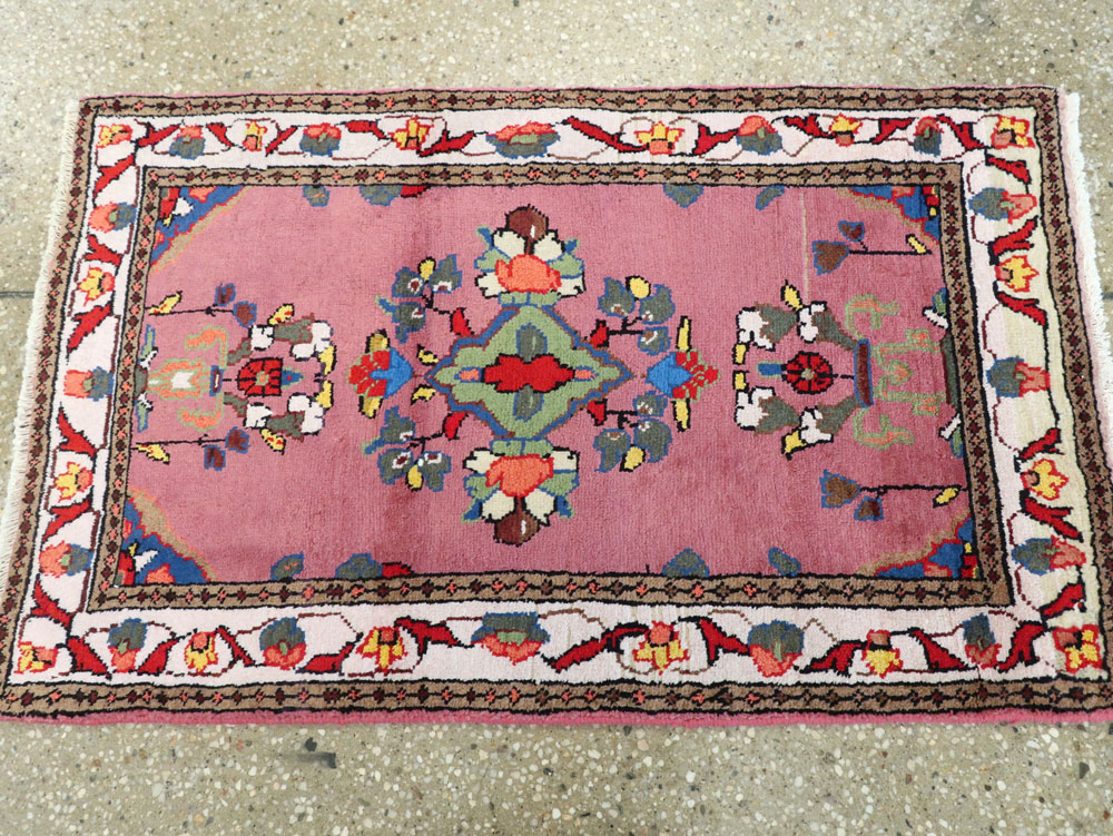 Vintage Persian Hamadan Rug, No.26173 - Gsblank