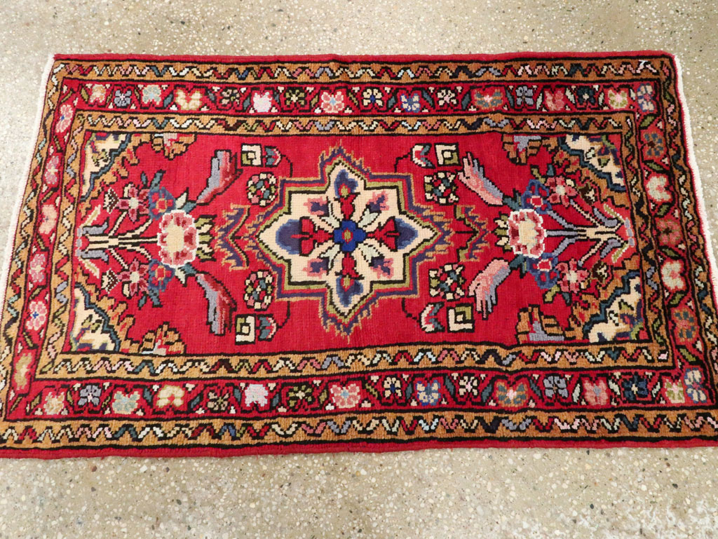 Vintage Persian Hamadan Rug, No.26175 - Gsblank