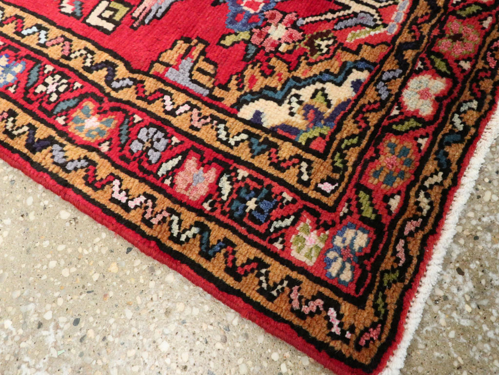 Vintage Persian Hamadan Rug, No.26175 - Gsblank