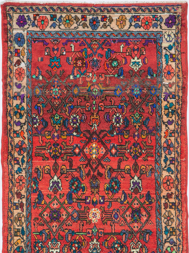 Vintage Persian Hamadan Rug, No.26177 - Gsblank