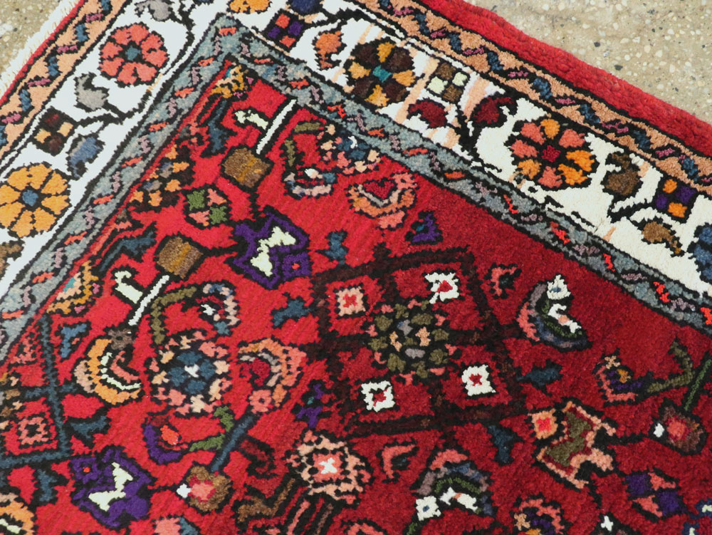 Vintage Persian Hamadan Rug, No.26177 - Gsblank