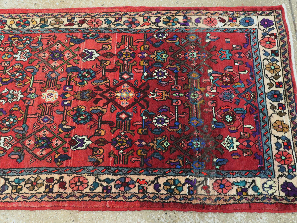 Vintage Persian Hamadan Rug, No.26177 - Gsblank