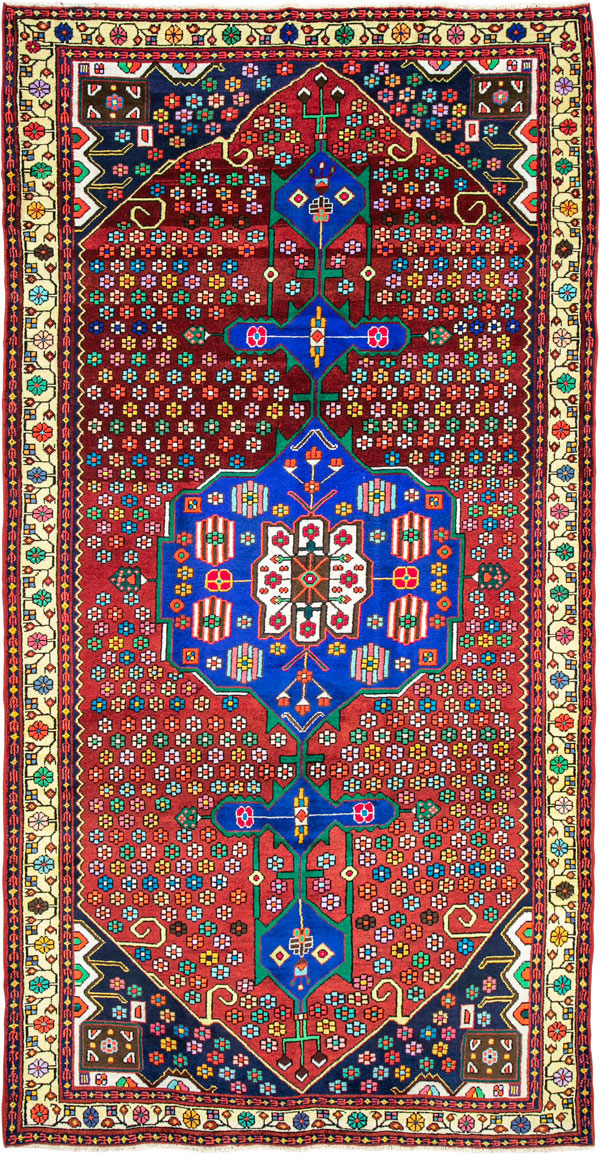 Vintage Persian Hamadan Rug, No.26180 - Gsblank