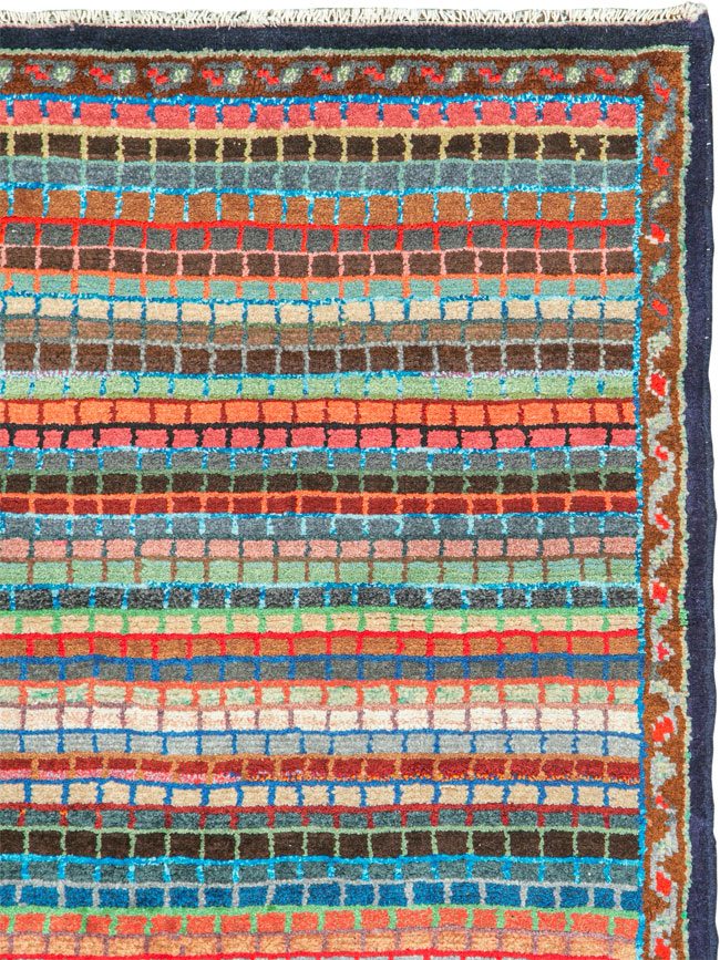 Vintage Persian Mahal Rug, No.26181 - Gsblank