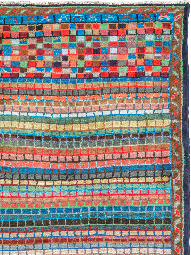 Vintage Persian Mahal Rug, No.26181 - Gsblank