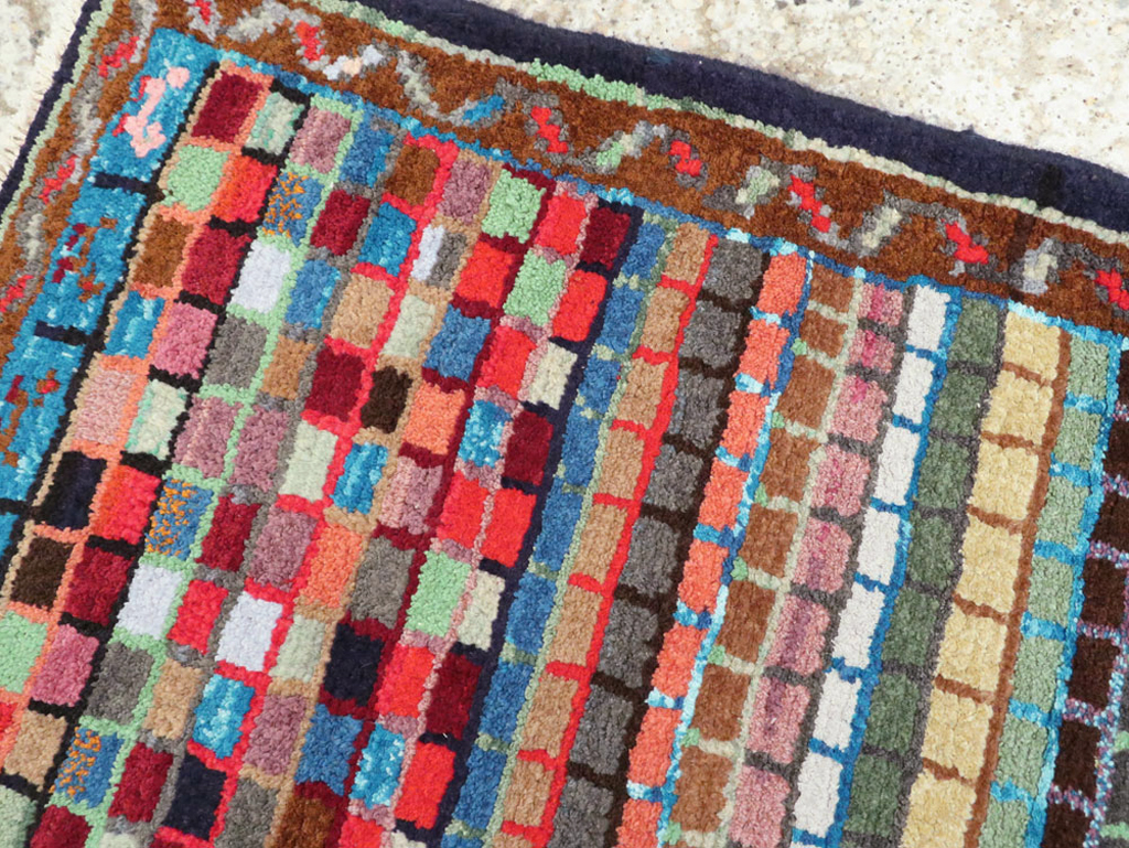 Vintage Persian Mahal Rug, No.26181 - Gsblank