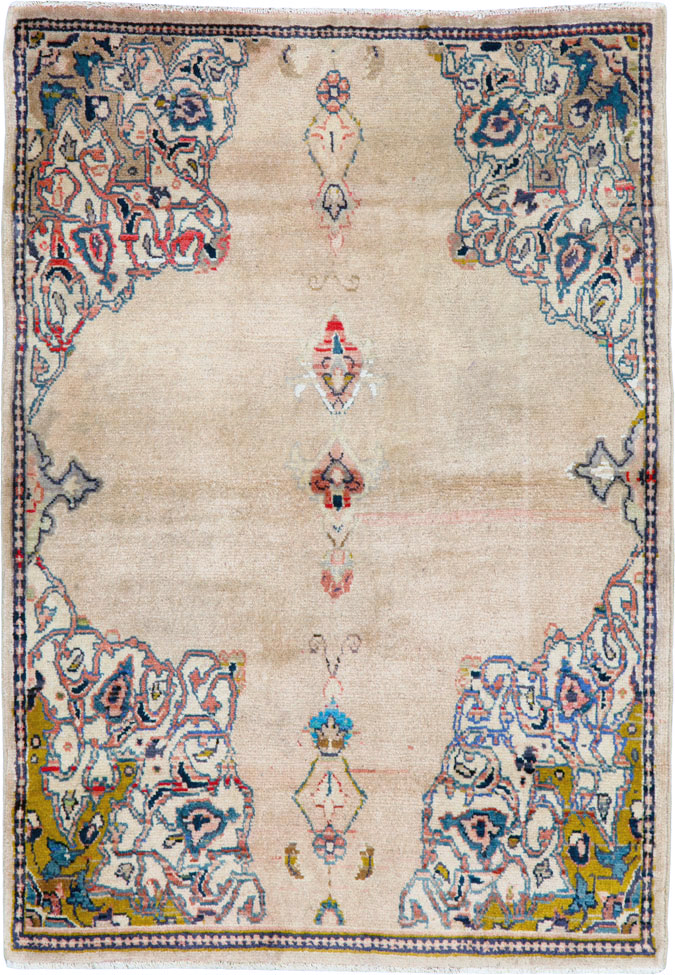 Vintage Persian Sarouk Rug, No.26182 - Gsblank