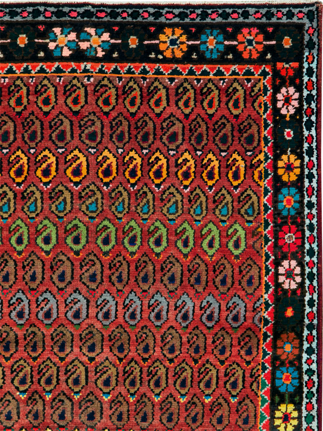 Antique Persian Hamadan Runner, No.26184 - Gsblank
