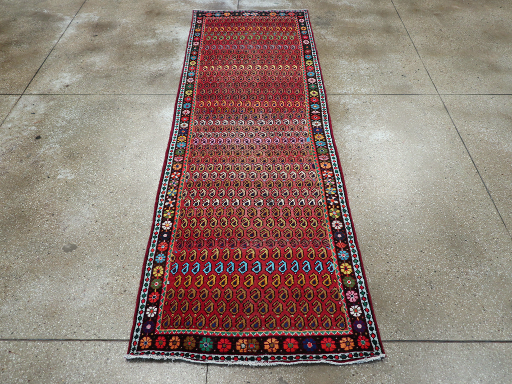 Antique Persian Hamadan Runner, No.26184 - Gsblank