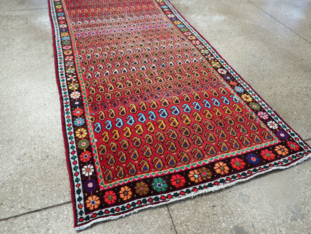 Antique Persian Hamadan Runner, No.26184 - Gsblank