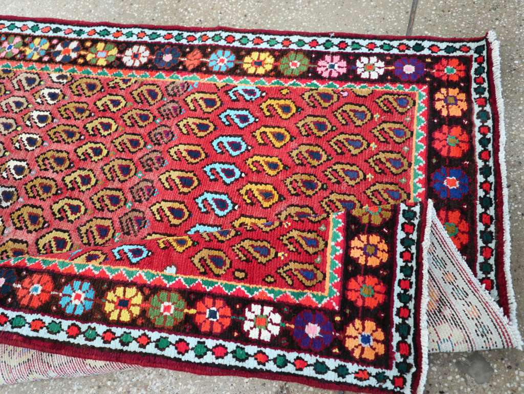 Antique Persian Hamadan Runner, No.26184 - Gsblank