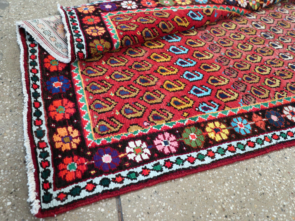 Antique Persian Hamadan Runner, No.26184 - Gsblank