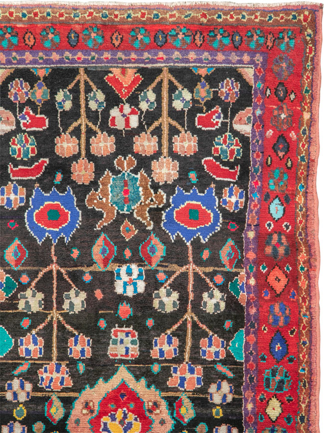 Vintage Persian Hamadan Rug, No.26186 - Gsblank