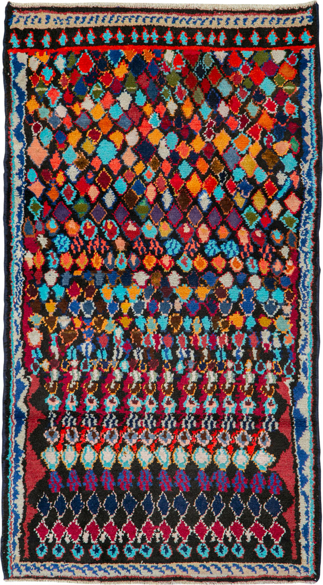 Vintage Persian Mahal Rug, No.26187 - Gsblank