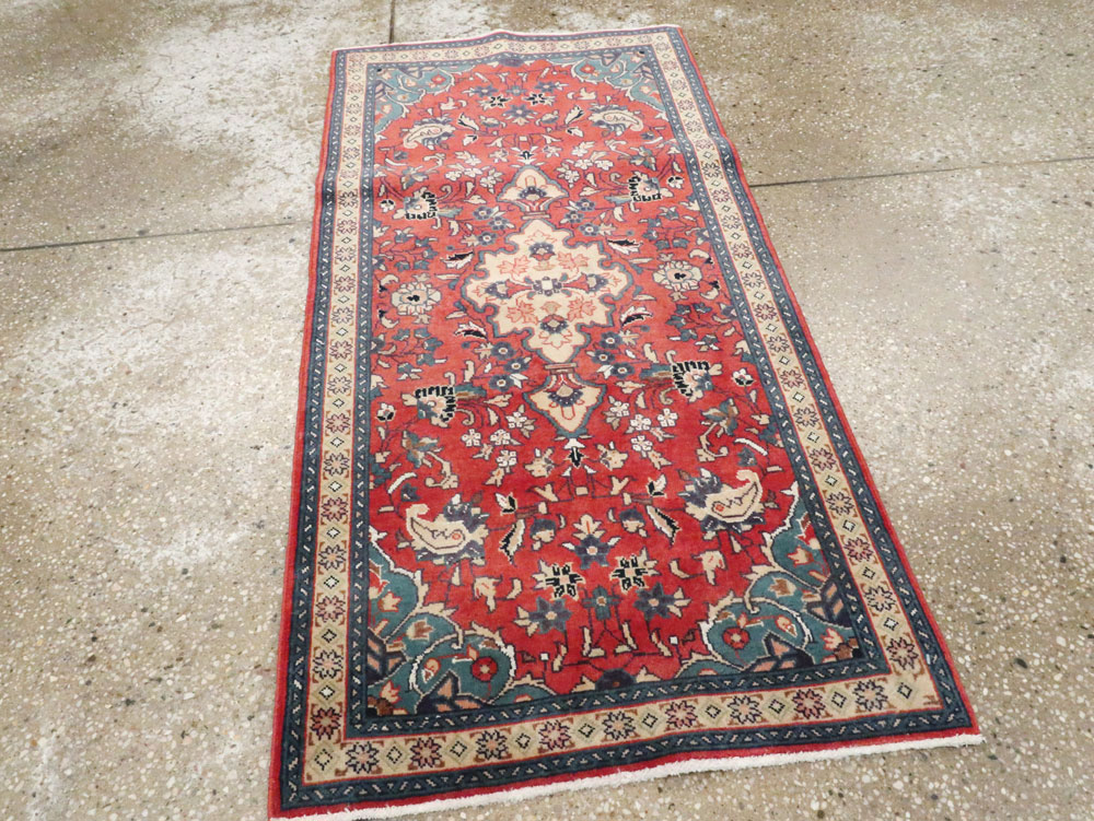 Vintage Persian Tabriz Throw Rug (Pair: 1 of 2), No.26189 - Gsblank