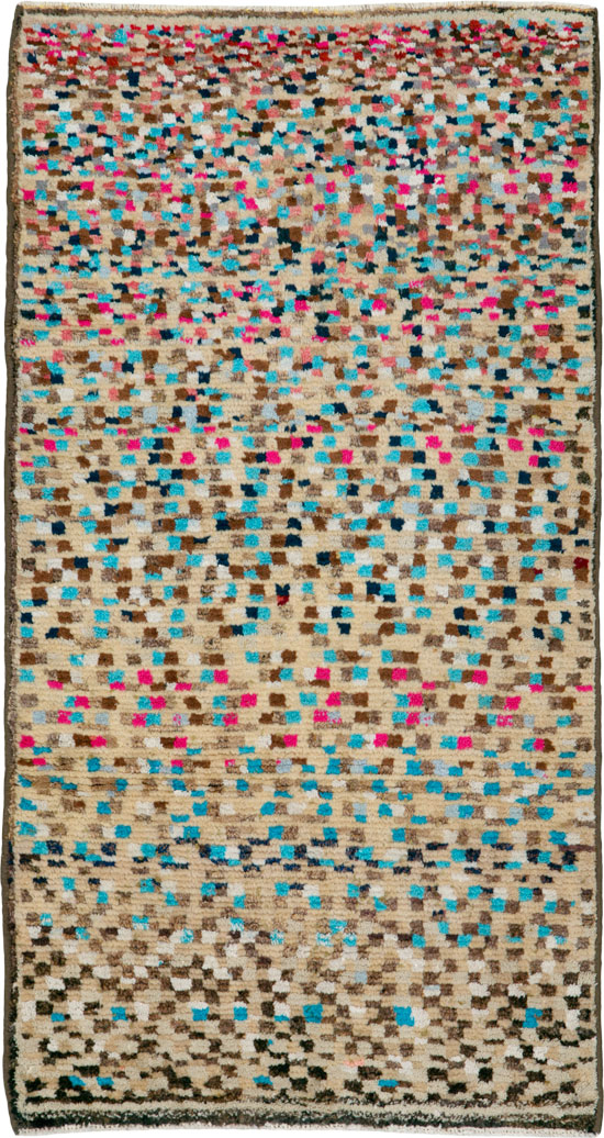 Vintage Persian Gabbeh Rug, No.26190 - Gsblank