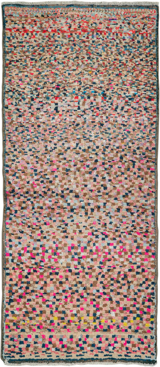 Vintage Persian Gabbeh Rug, No.26191 - Gsblank