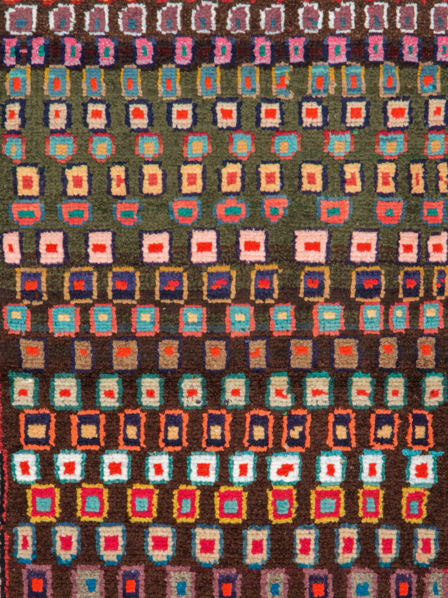 Vintage Persian Hamadan Rug, No.26192 - Gsblank